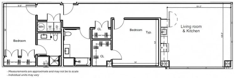 Cincinnati apartments for rent - image - 2BR 2G