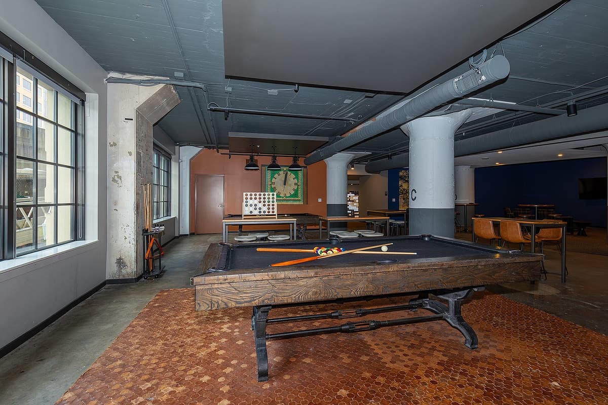 Cincinnati apartments for rent - image - Downstairs Lounge Space