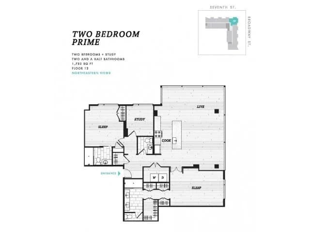Seven at Broadway - Apartment - 38