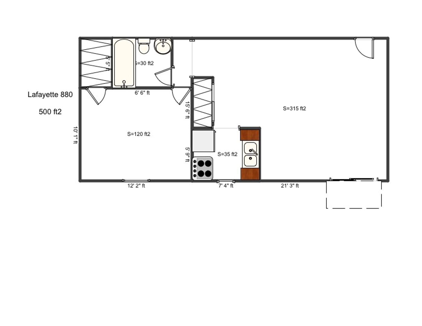 Lafayette Hills  - Apartment - 50