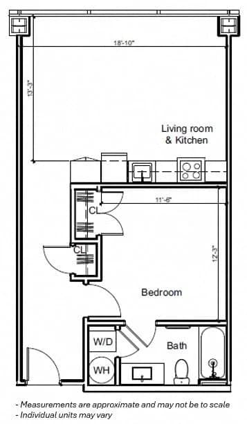 Cincinnati apartments for rent - image - 1BR 1A