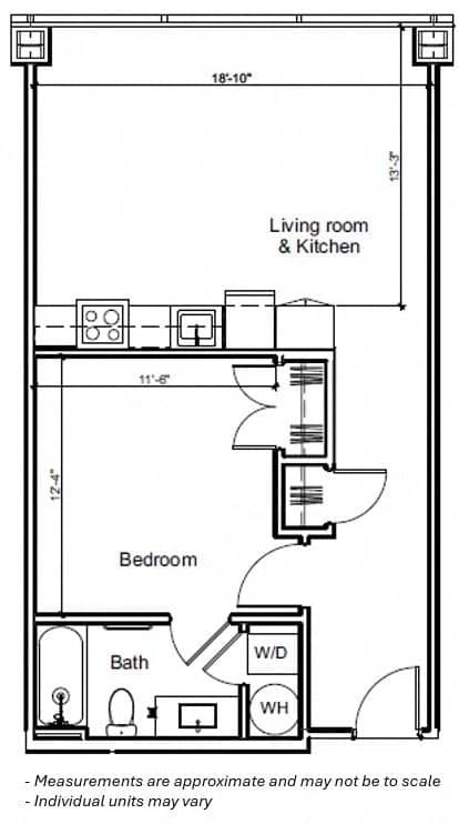Cincinnati apartments for rent - image - 1BR 1A