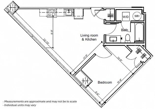 Cincinnati apartments for rent - image - 1BR 1B