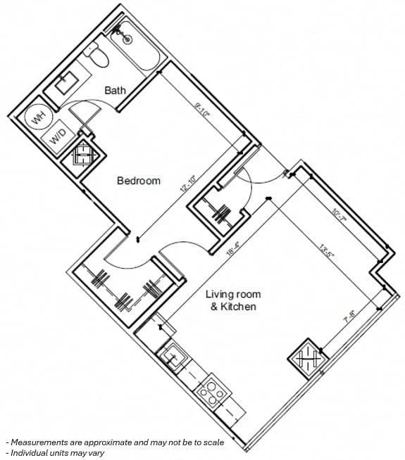 Cincinnati apartments for rent - image - 1BR 1E