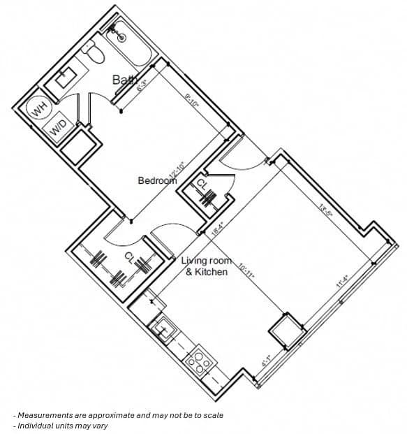 Cincinnati apartments for rent - image - 1BR 1E