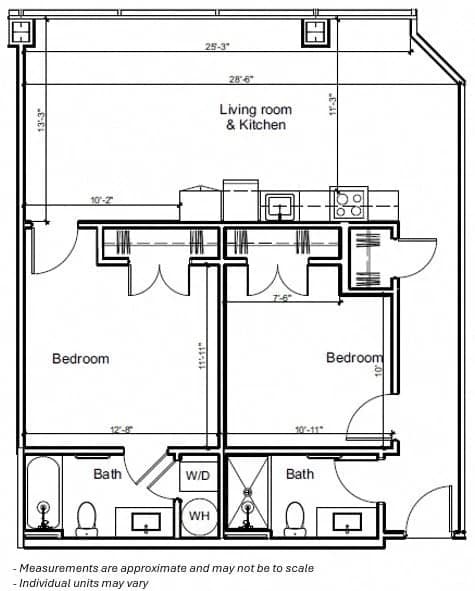 Cincinnati apartments for rent - image - 2BR 2F