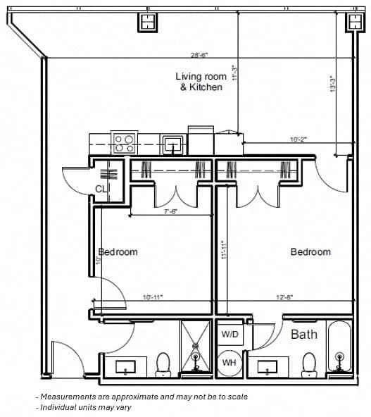Cincinnati apartments for rent - image - 2BR 2F