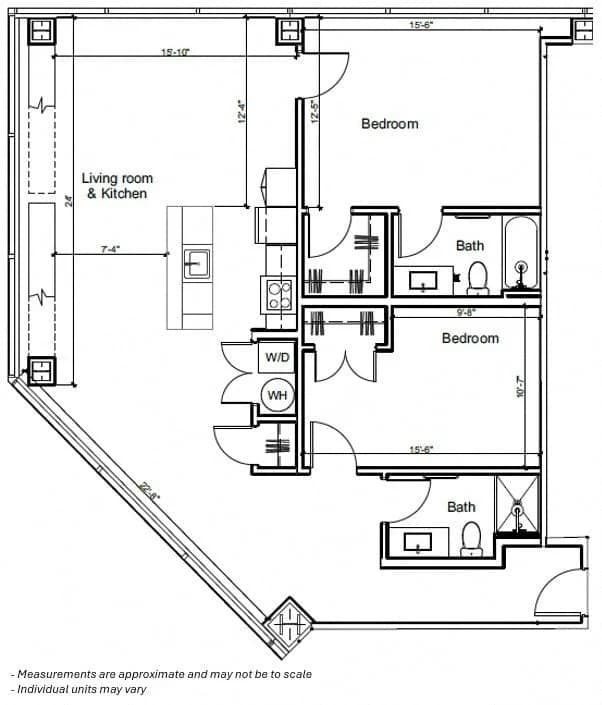 Cincinnati apartments for rent - image - 2BR 2A