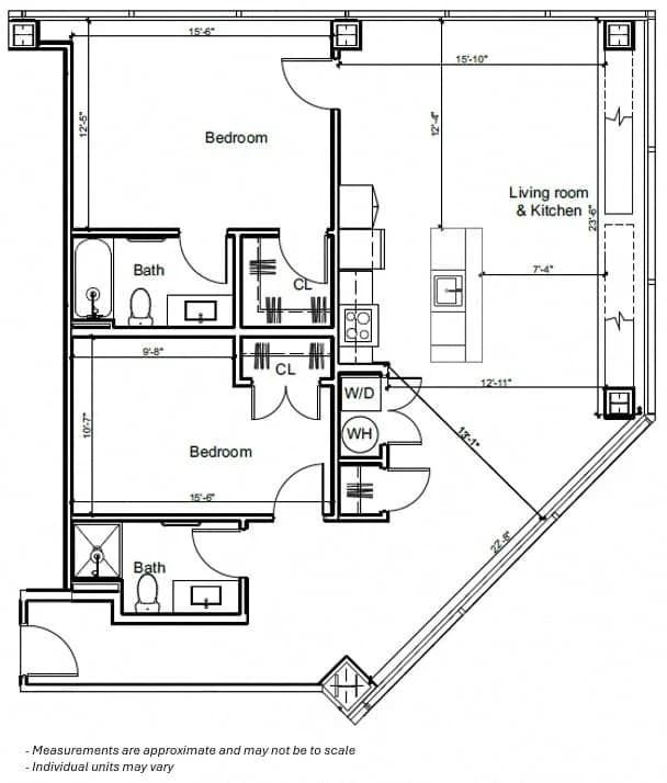 Cincinnati apartments for rent - image - 2BR 2A