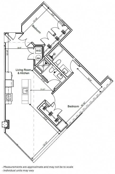 Cincinnati apartments for rent - image - 2BR 2B