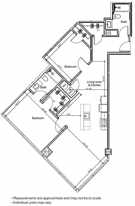 Cincinnati apartments for rent - image - 2BR 2C