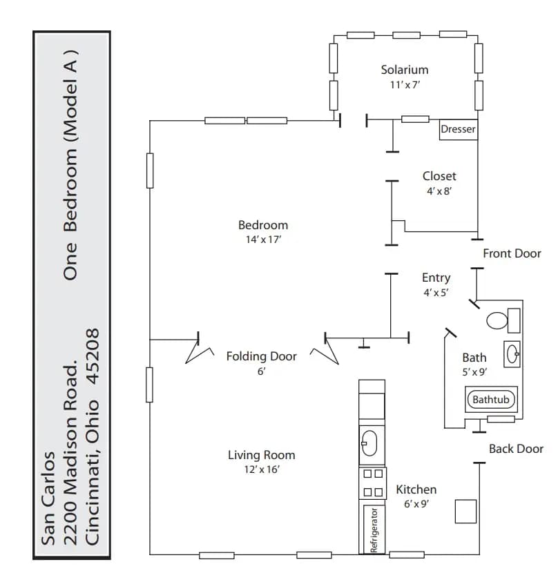 Cincinnati apartments for rent - Property image - San Carlos - 3