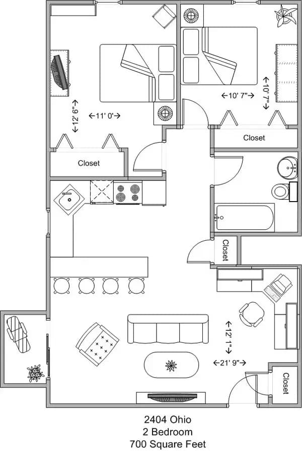 Cincinnati apartments for rent - Property image - 2404 Ohio Avenue - 2