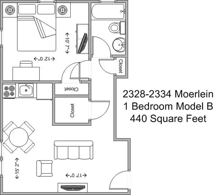 Cincinnati apartments for rent - image - 2328-2334 Moerlein- 1BR Model B floor plan0716200146527187.jpg