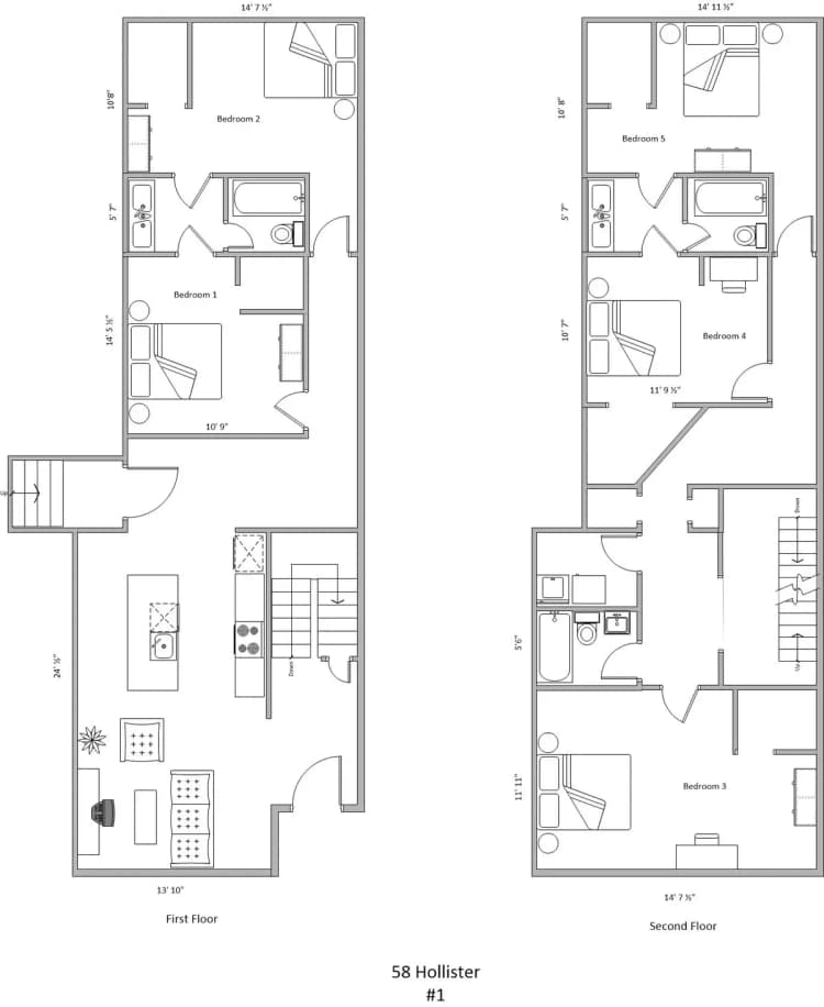 Cincinnati apartments for rent - image - 58 Hollister Unit 1 Floor Plan.jpg