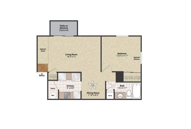 Cincinnati apartments for rent - image - One Bedroom