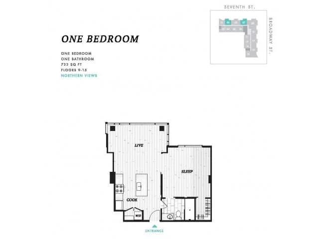 Cincinnati apartments for rent - image - One Bedroom