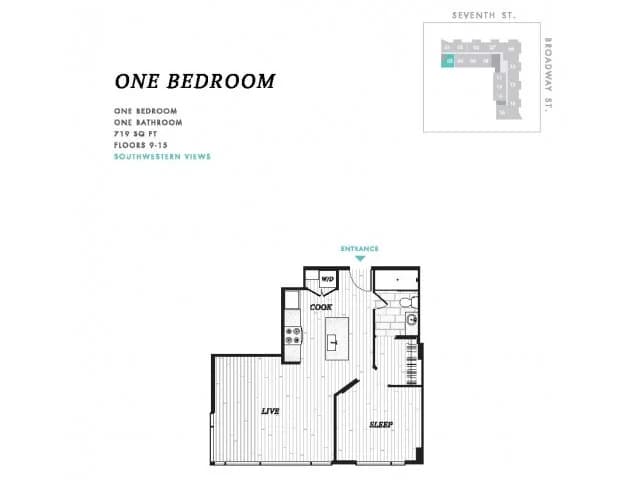 Cincinnati apartments for rent - image - One Bedroom