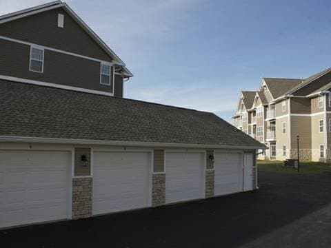 Cincinnati apartments for rent - image - parking garages at Water's Bend apartments
