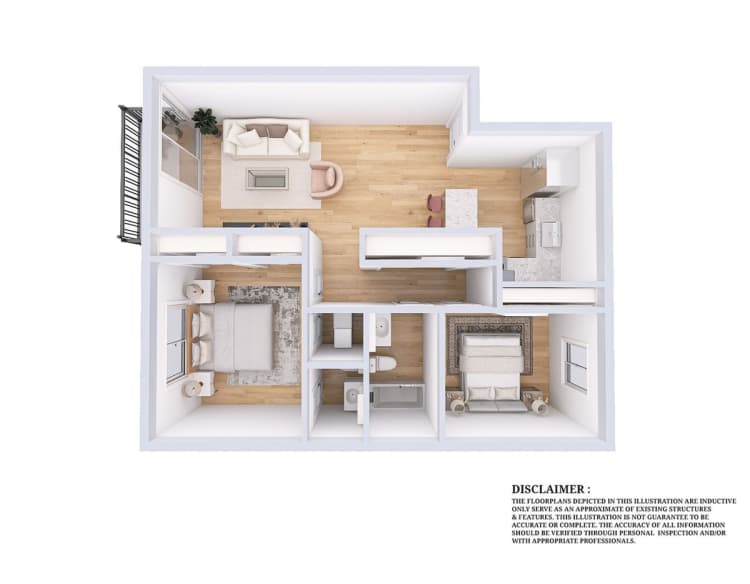 Cincinnati apartments for rent - image - Newtown Floorplan