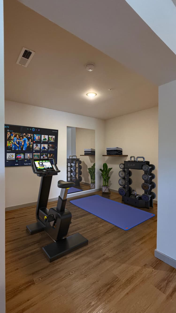 Cincinnati apartments for rent - image - altura home gym den.webp
