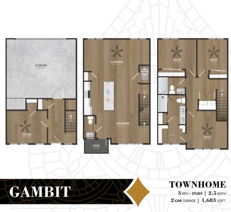 Cincinnati apartments for rent - image - FLOORPLANS_F52_townhomes__digital_Gambit.png