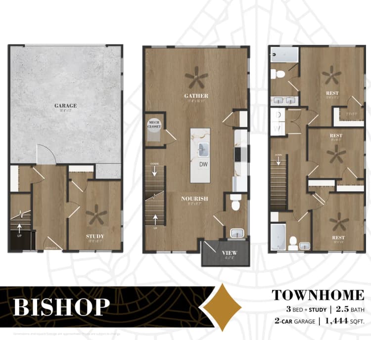 Cincinnati apartments for rent - image - FLOORPLANS_F52_townhomes__digital_bishop.png