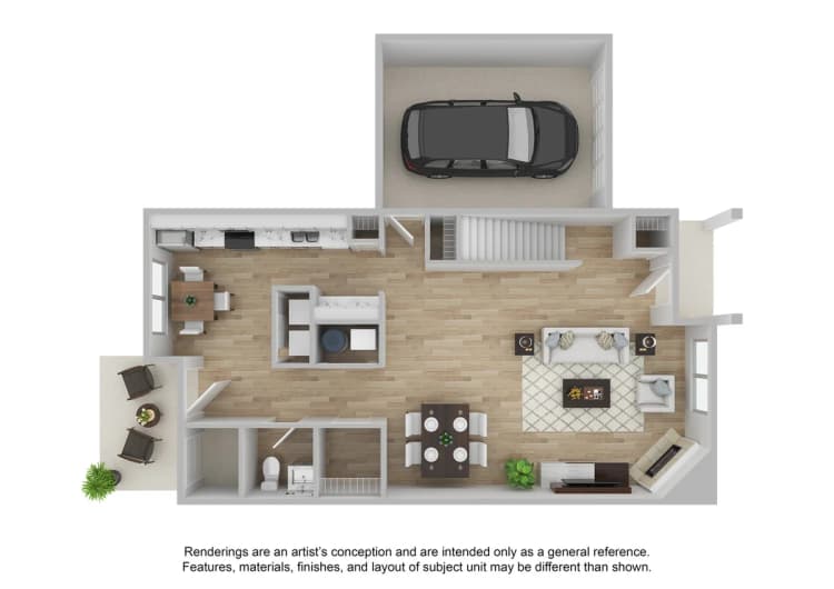 Cincinnati apartments for rent - image - 2 Bedroom | 2.5 Bath | 1752 SF