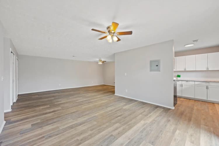 Cincinnati apartments for rent - image - The Heritage at Wyoming Luxury Apartment Homes - Kitchen & Living Room.webp
