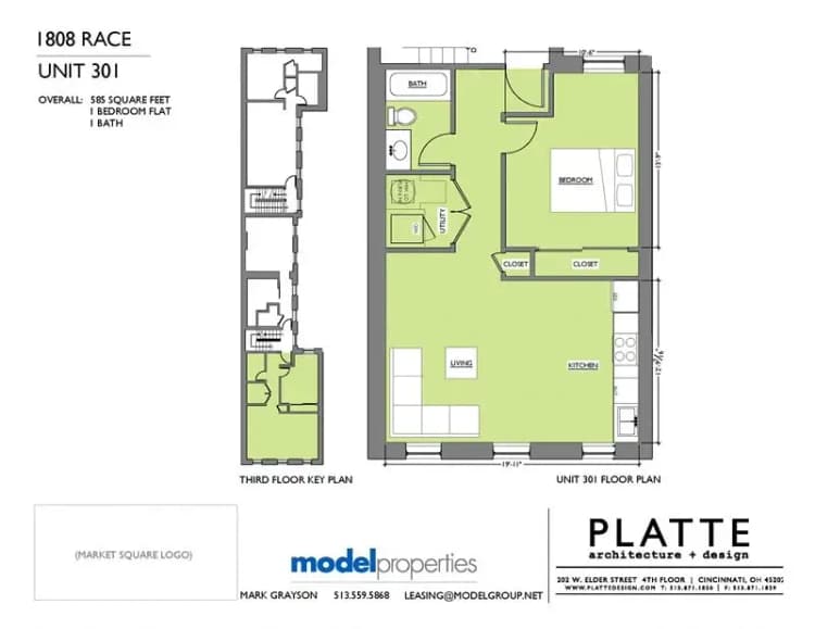 undefined apartments for rent - image - 1808 RACE-Unit 301(1).webp