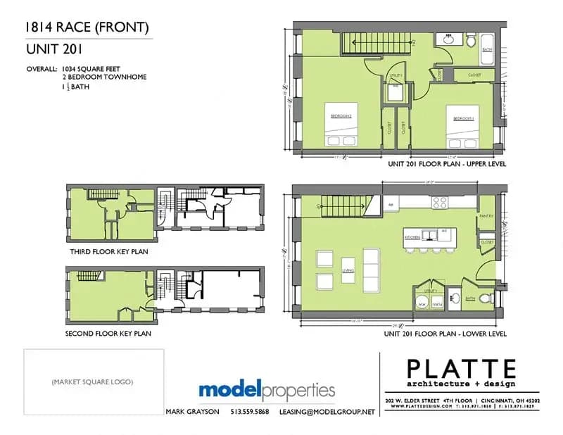 undefined apartments for rent - image - 1814 RACE (FRONT)-Unit 201(1).webp - 3