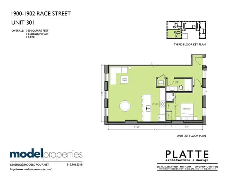 undefined apartments for rent - image - 1900-1902 RACE - RES UNIT 301.webp