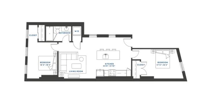 undefined apartments for rent - image - 1810 vine Unit 301.webp