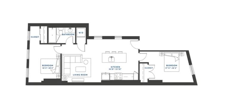 undefined apartments for rent - image - 1810 vine Unit 301.webp