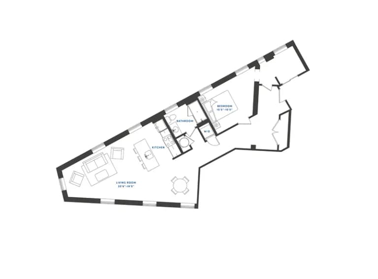 undefined apartments for rent - image - 1822 vine Unit 301(1).webp