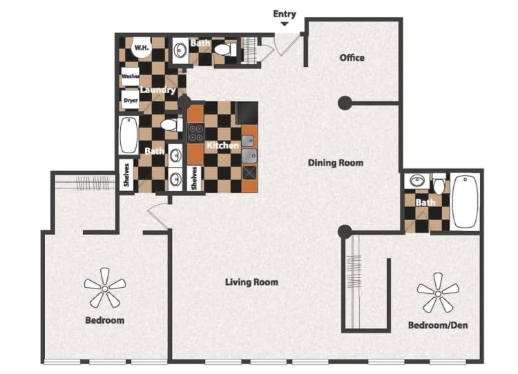 undefined apartments for rent - image - East 8 Lofts floorplan
