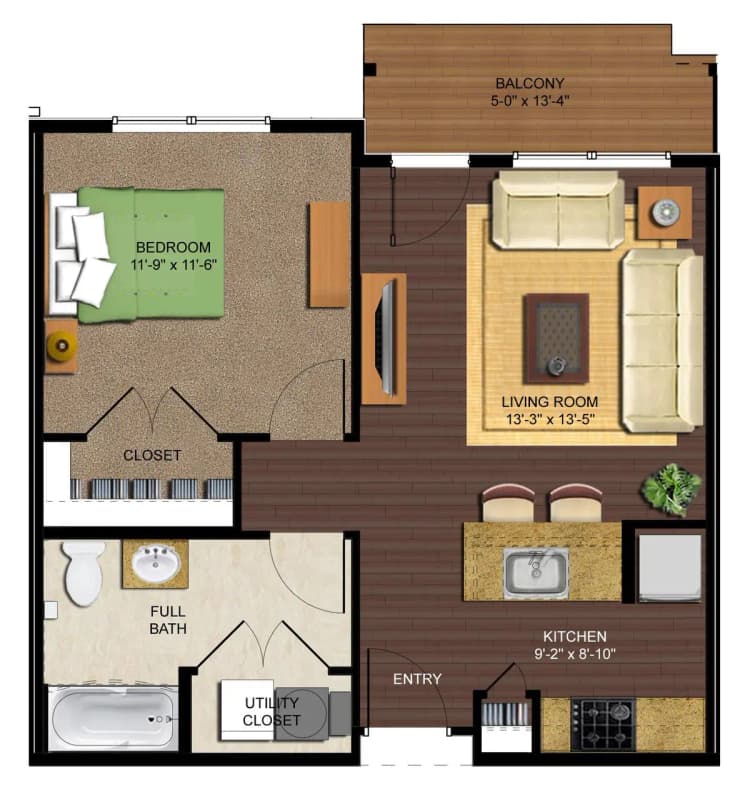 undefined apartments for rent - image - VOV- 1BR Model A floor plan.jpg