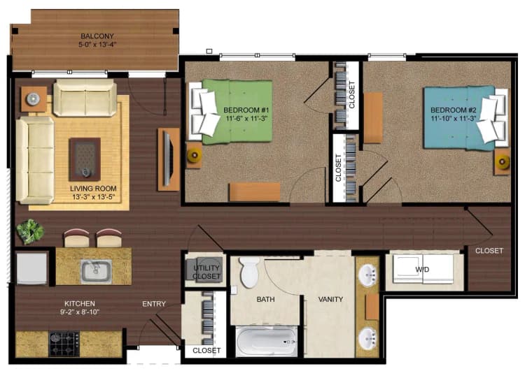 undefined apartments for rent - image - VOV- 2BR Model F floor plan.jpg