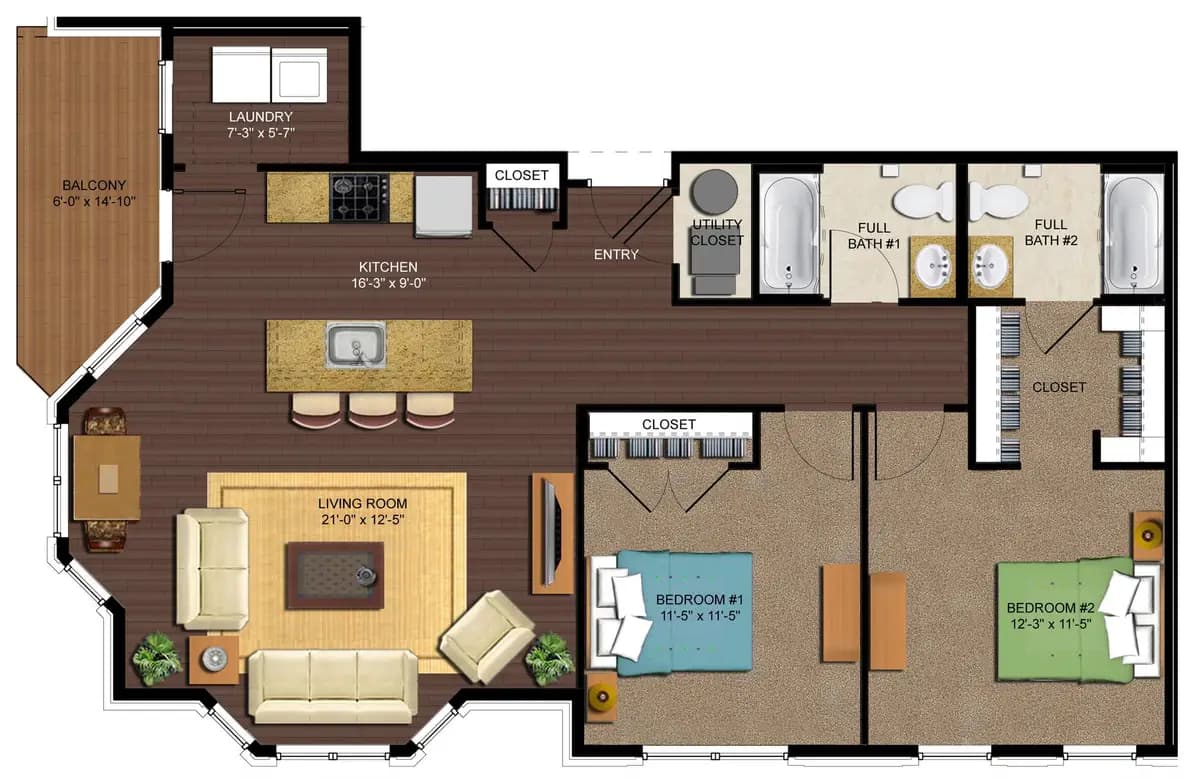 undefined apartments for rent - image - VOV- 2BR Model G floor plan.jpg