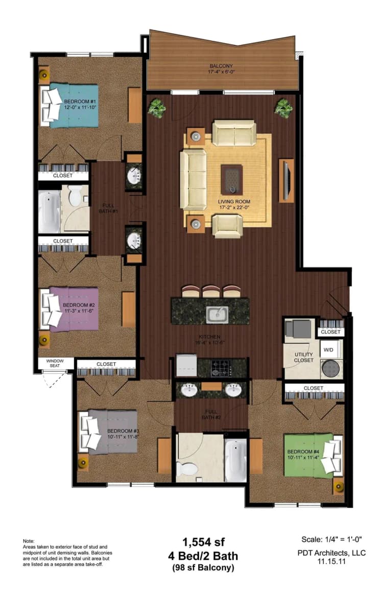 undefined apartments for rent - image - VSF- 4BR Model A floor plan.jpg