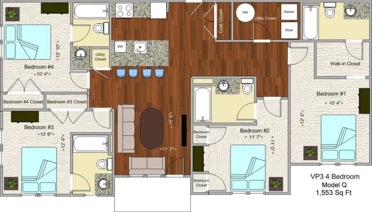 undefined apartments for rent - image - VP3- 4BR Model Q floor plan.jpg
