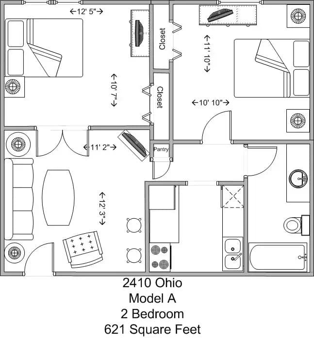 undefined apartments for rent - image - 2410 Ohio- 2BR Model A floor planxezcakzitc.jpg