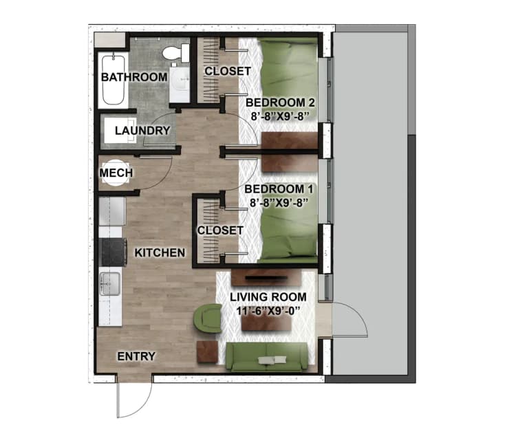 undefined apartments for rent - image - 2600 SV 2BR Model B08092103204367779.jpg