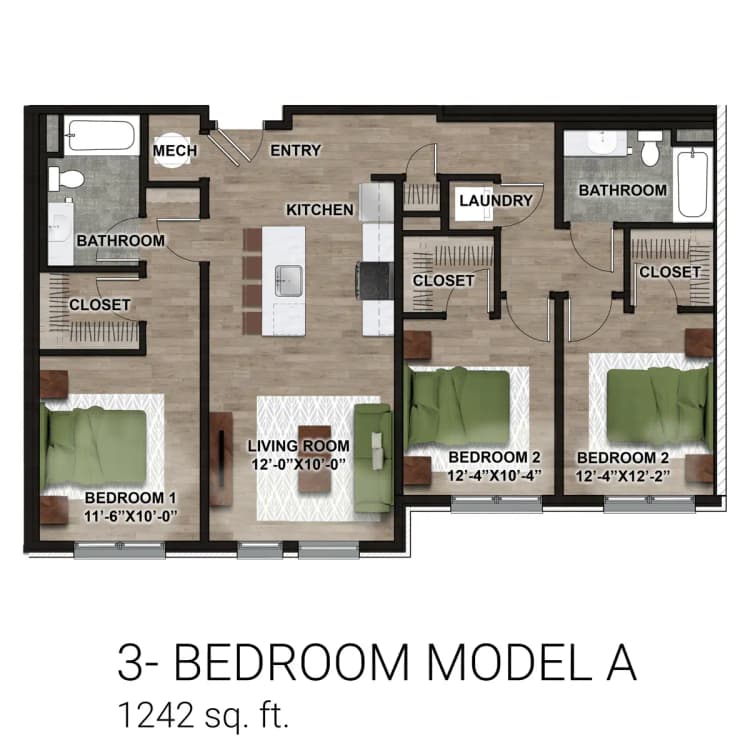 undefined apartments for rent - image - 2630 SV 3BR Model A.jpg