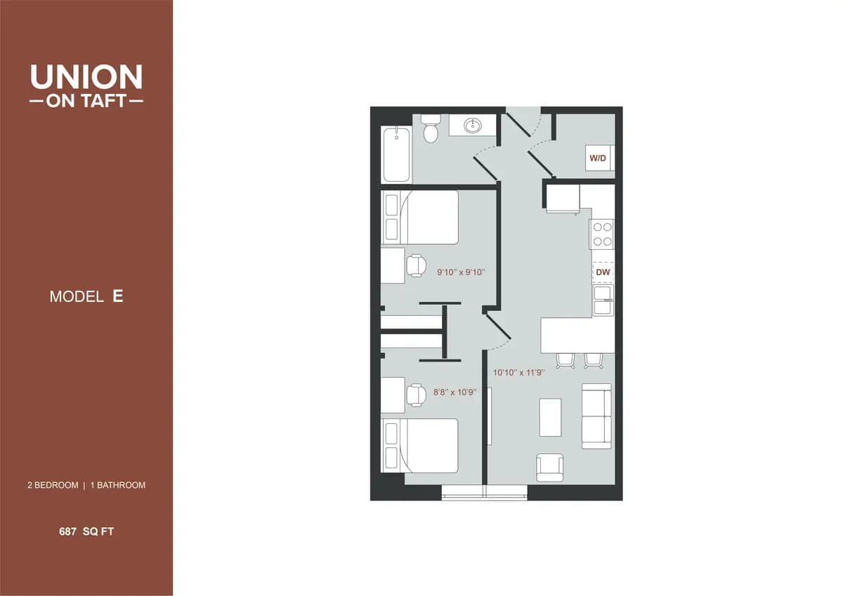 undefined apartments for rent - image - 2 Bedroom Double Occupancy Model E.png