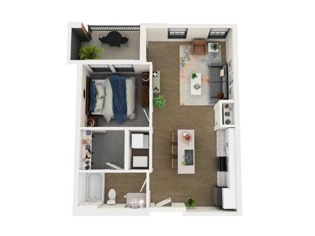 undefined apartments for rent - image - Apartment Home C Floorplan View