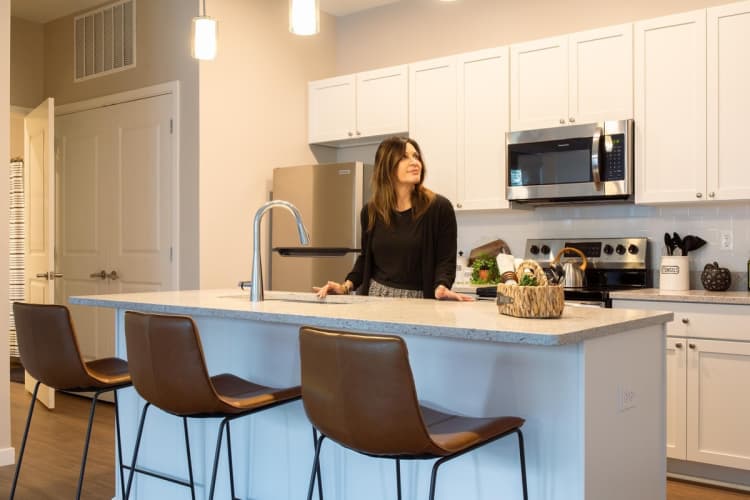 undefined apartments for rent - image - Modern Kitchen | Cincinnati OH Apartment For Rent | The residences at MQ