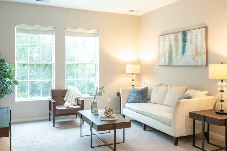 undefined apartments for rent - image - Elegant Living Area | Apartments Cincinnati, OH | The residences at MQ